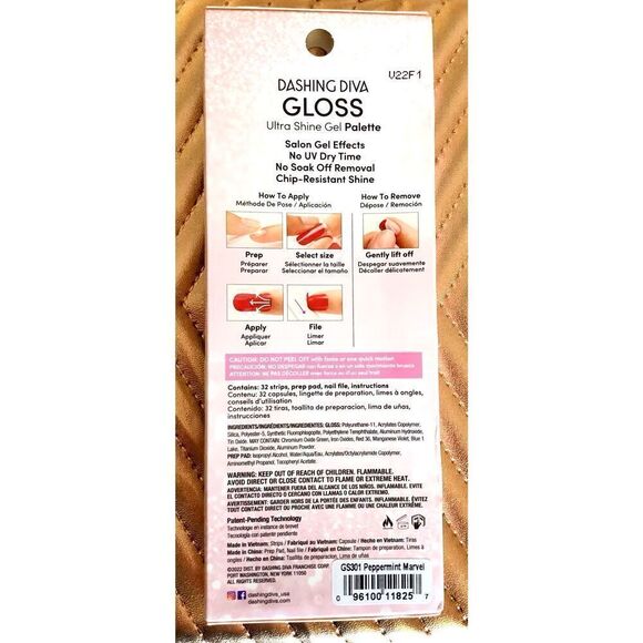 DASHING DIVA - NWT - Gloss Ultra Shine Gel Palette in Peppermint Marvel. Easy!🎄 - Picture 16 of 16